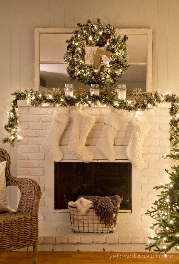 Best ideas about Christmas Fireplace Decor
. Save or Pin christmas mantel decorating ideas – Roselawnlutheran Now.