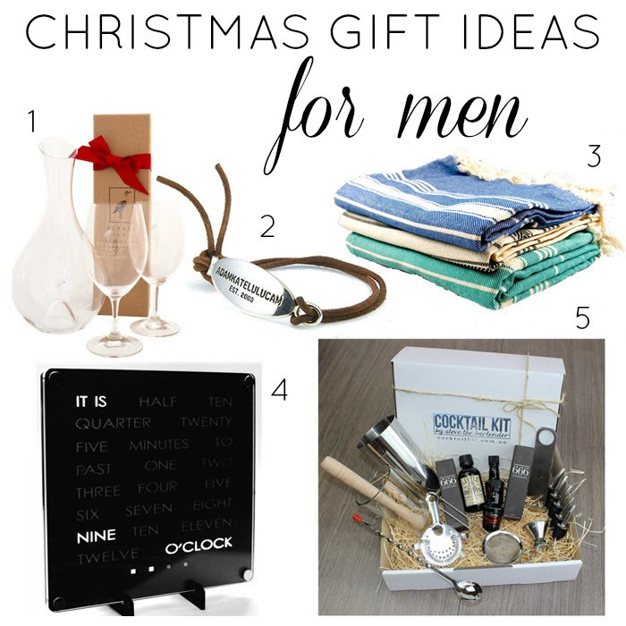Christmas Gift Ideas For Guys
 Christmas Gift Ideas for Men Sonia Styling