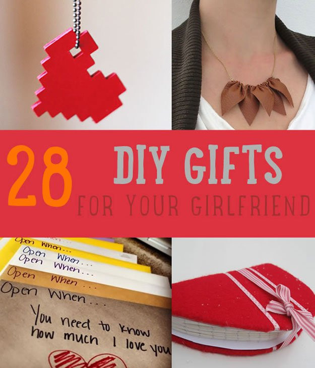 Best ideas about Christmas Gift Ideas For My Girlfriend
. Save or Pin 28 DIY Gifts For Your Girlfriend Now.