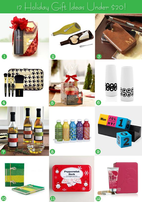 Christmas Gift Ideas Under $20
 12 Holiday Gift Ideas Under $20 that are Practical
