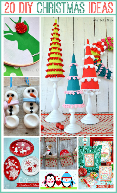 Christmas Homemade Craft
 20 ADORABLE Handmade Christmas Projects at the36thavenue