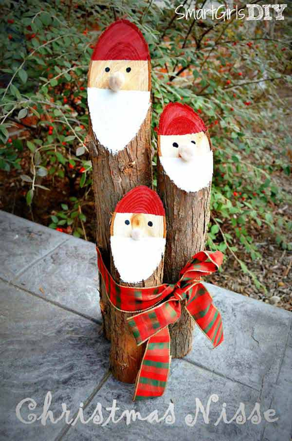 Christmas Homemade Craft
 25 Ideas To Decorate Your Home With Recycled Wood This