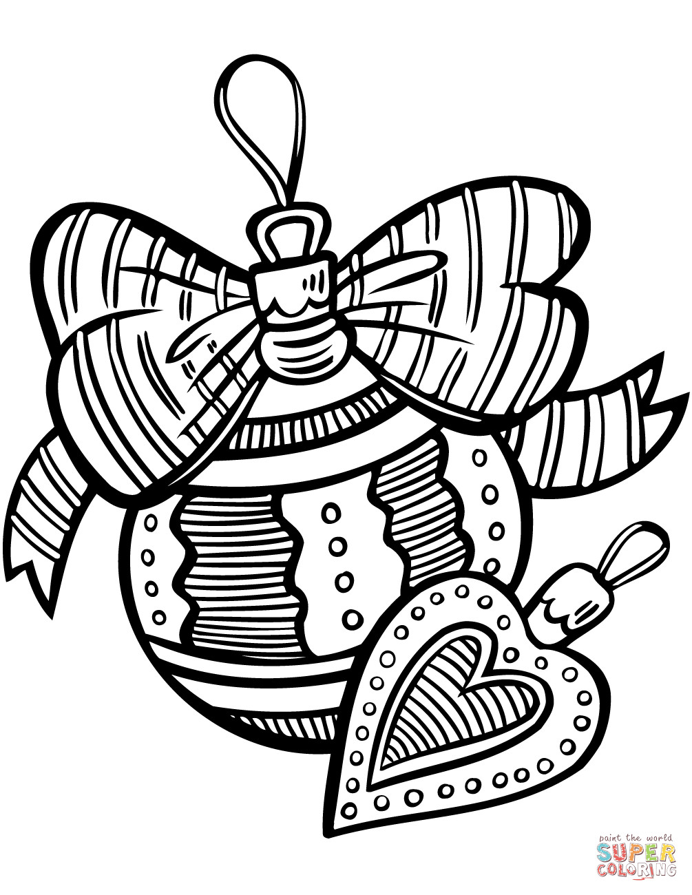 Christmas Ornament Coloring Pages
 Christmas Ornaments coloring page