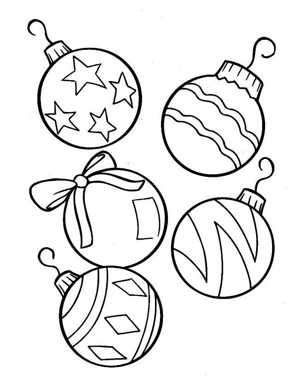 Christmas Ornament Coloring Pages
 Christmas Ornament Coloring Pages