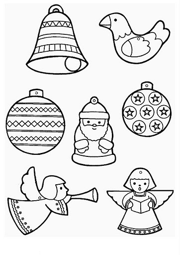 Christmas Ornament Coloring Pages
 Christmas