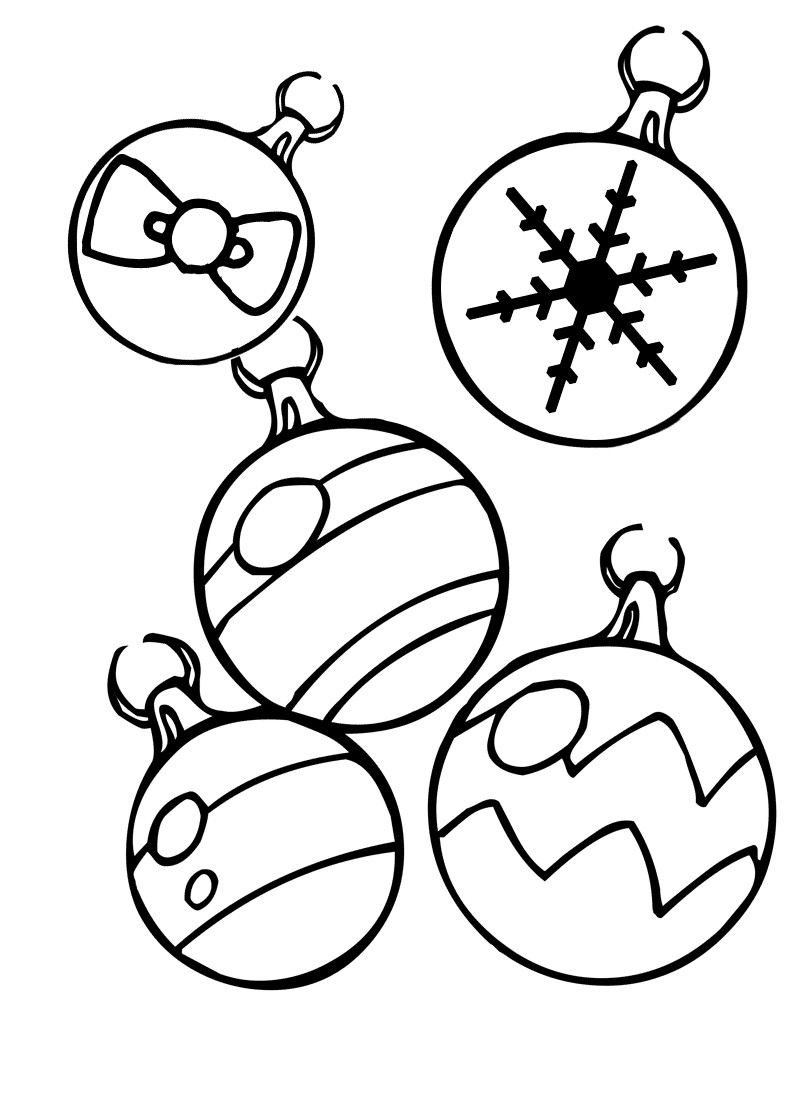 Christmas Ornaments Coloring Pages
 Christmas Ornament Coloring Pages Best Coloring Pages