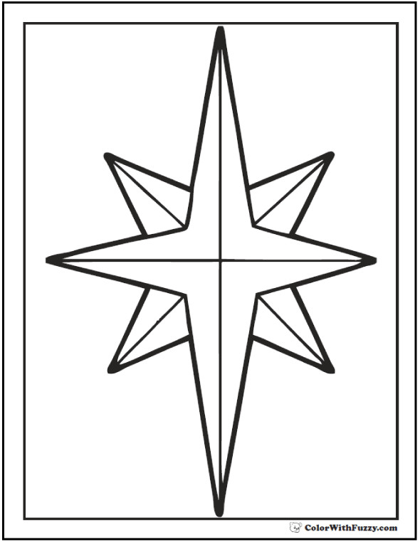 Christmas Star Printable Coloring Pages
 60 Star Coloring Pages Customize And Print PDF