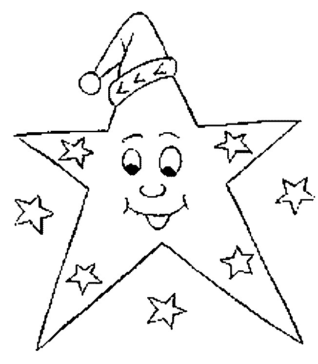 Christmas Star Printable Coloring Pages
 Free Printable Star Coloring Pages For Kids