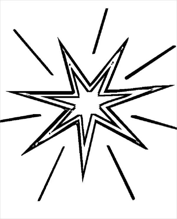Christmas Star Printable Coloring Pages
 6 Star Coloring Pages