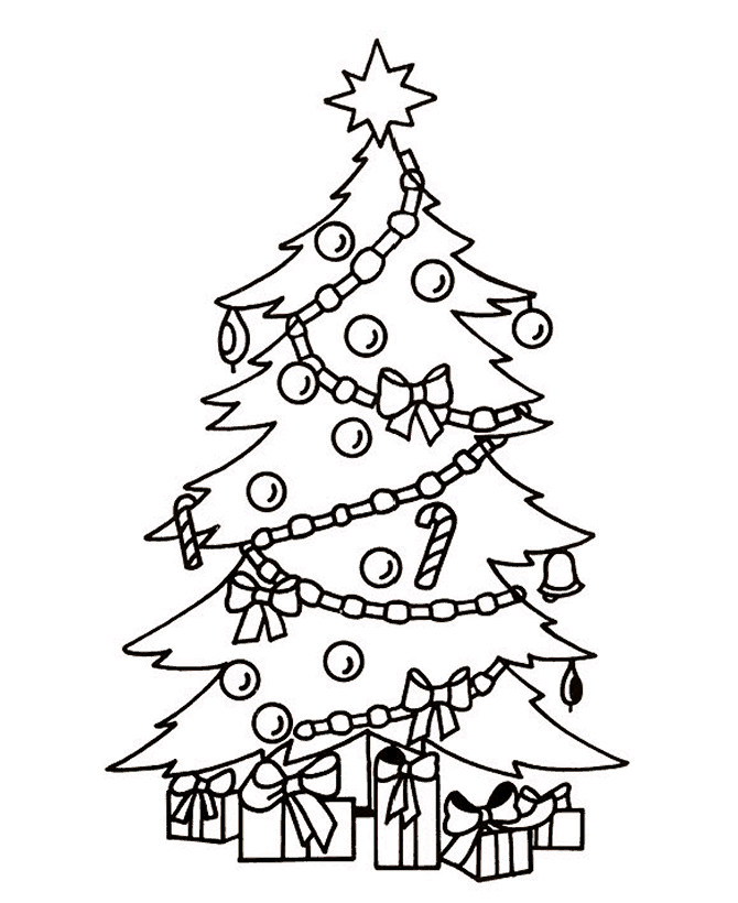 Christmas Tree Coloring Sheets For Kids
 Free Printable Christmas Tree Coloring Pages For Kids