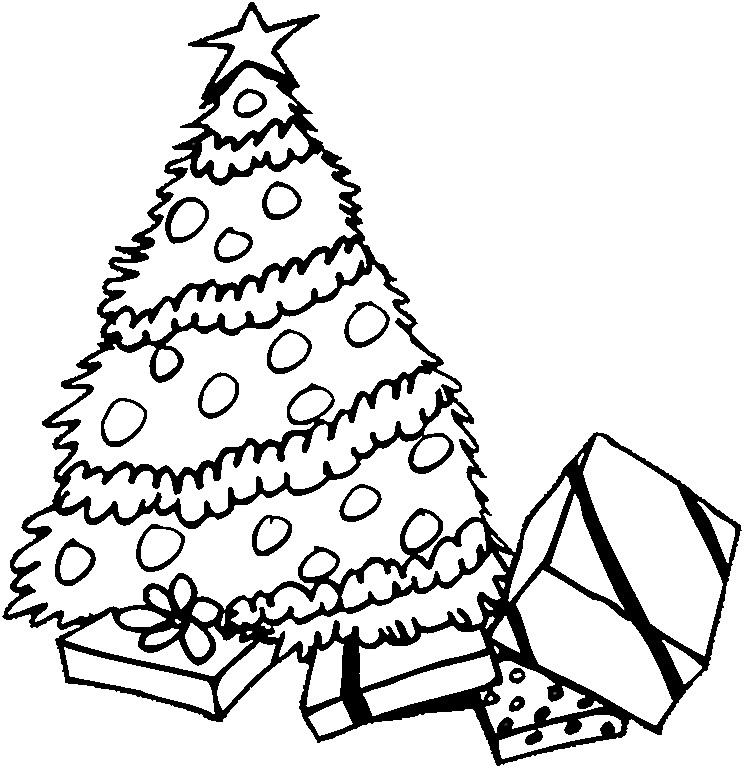 Christmas Tree Coloring Sheets For Kids
 Free Printable Christmas Tree Coloring Pages For Kids