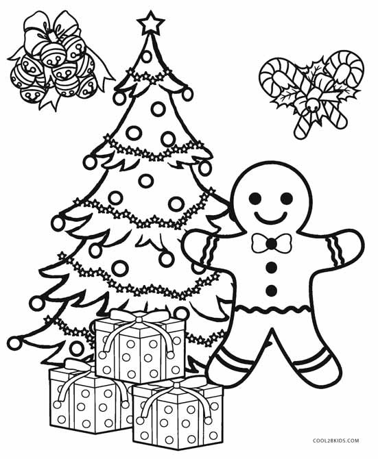 Christmas Tree Coloring Sheets For Kids
 Printable Christmas Tree Coloring Pages For Kids