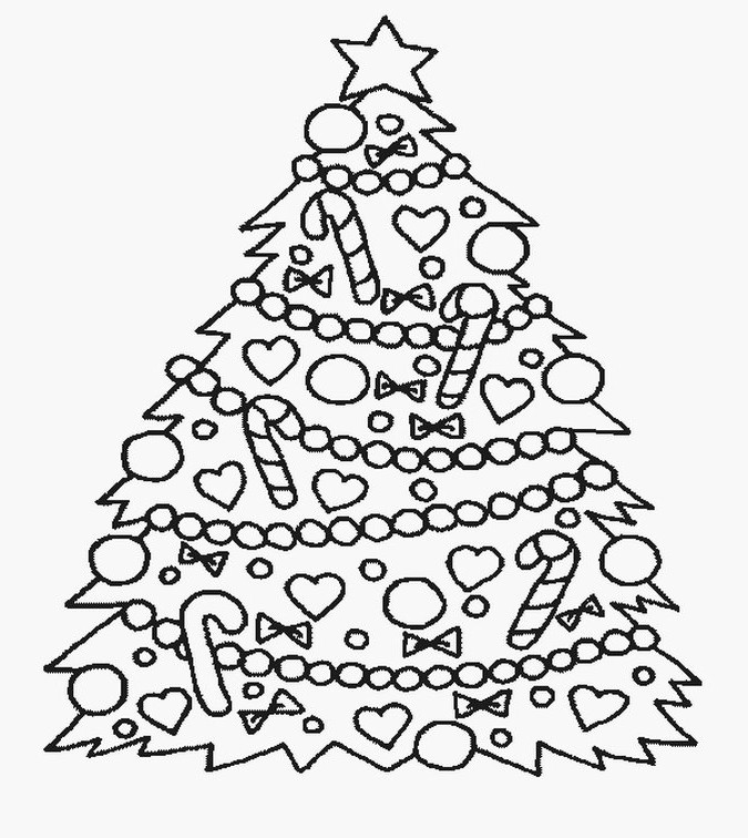 Christmas Tree Coloring Sheets For Kids
 Christmas Tree Color Page