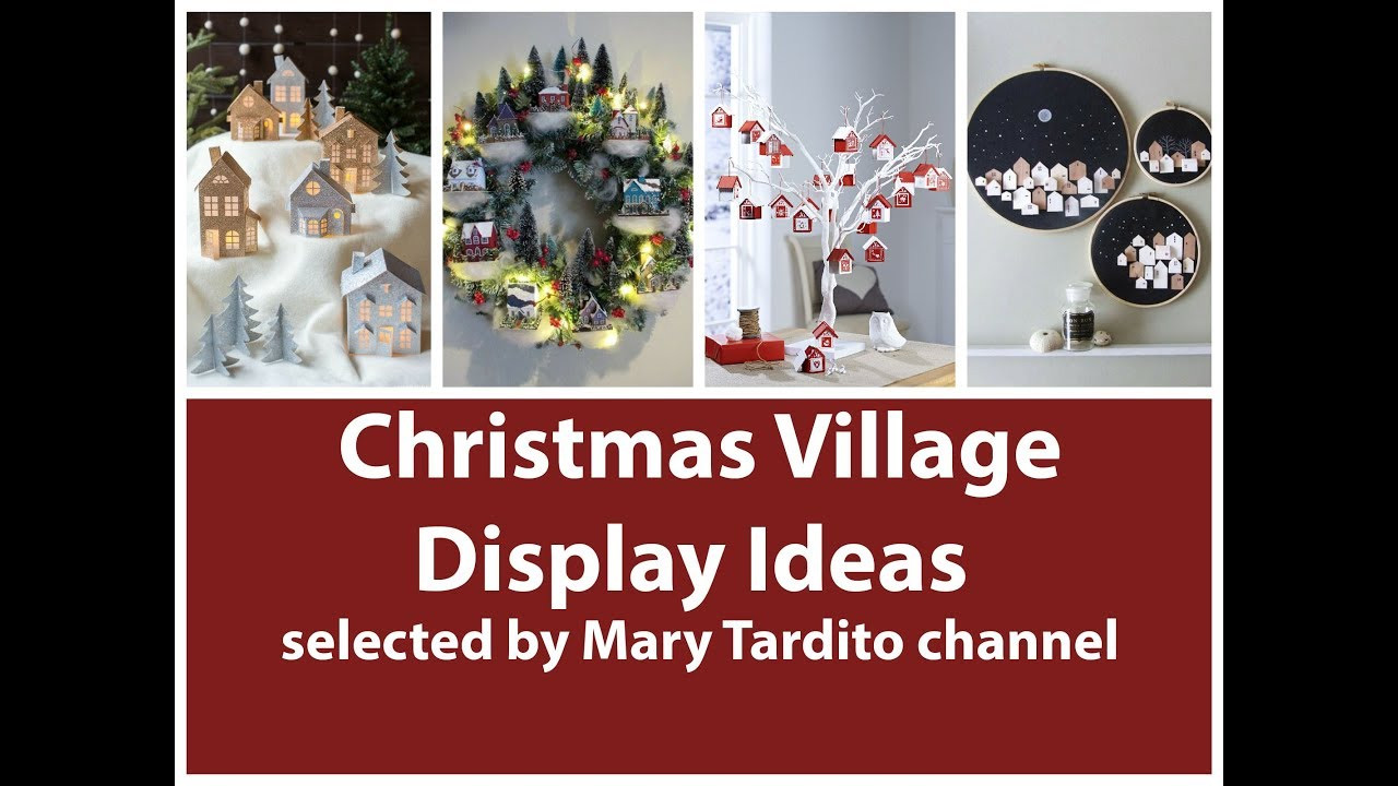 Best ideas about Christmas Youtube Video Ideas
. Save or Pin Christmas Village Display Ideas – Christmas Decorating Now.
