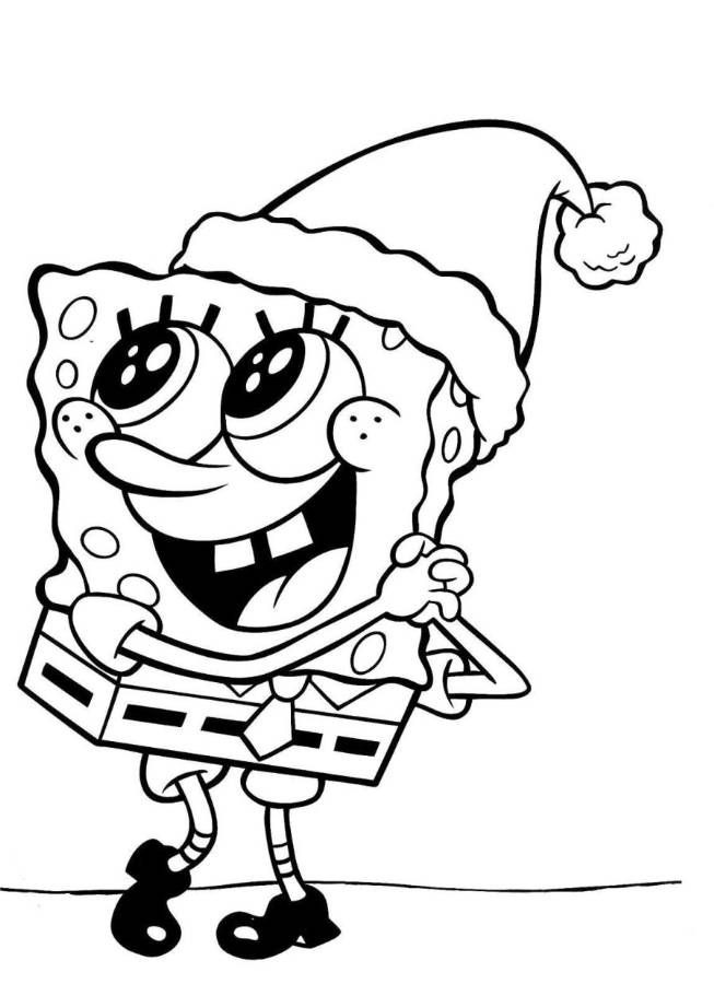 Chrusrmas Coloring Sheets For Boys
 Spongebob Coloring Pages to Print