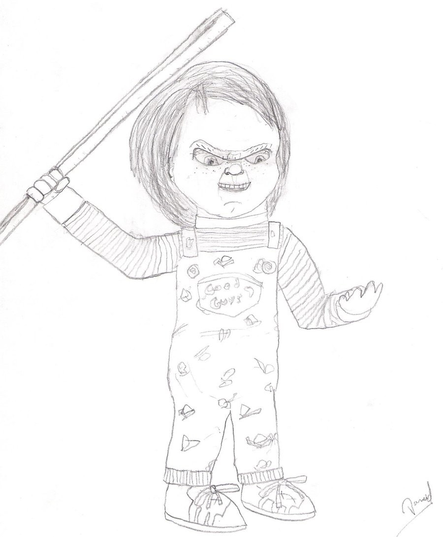 Chucky Coloring Pages
 Chucky the killer doll by Nazo0202 on DeviantArt