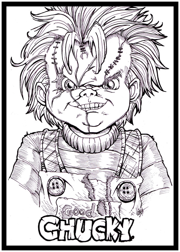 Chucky Coloring Pages
 Return of Chucky by Kim san on DeviantArt