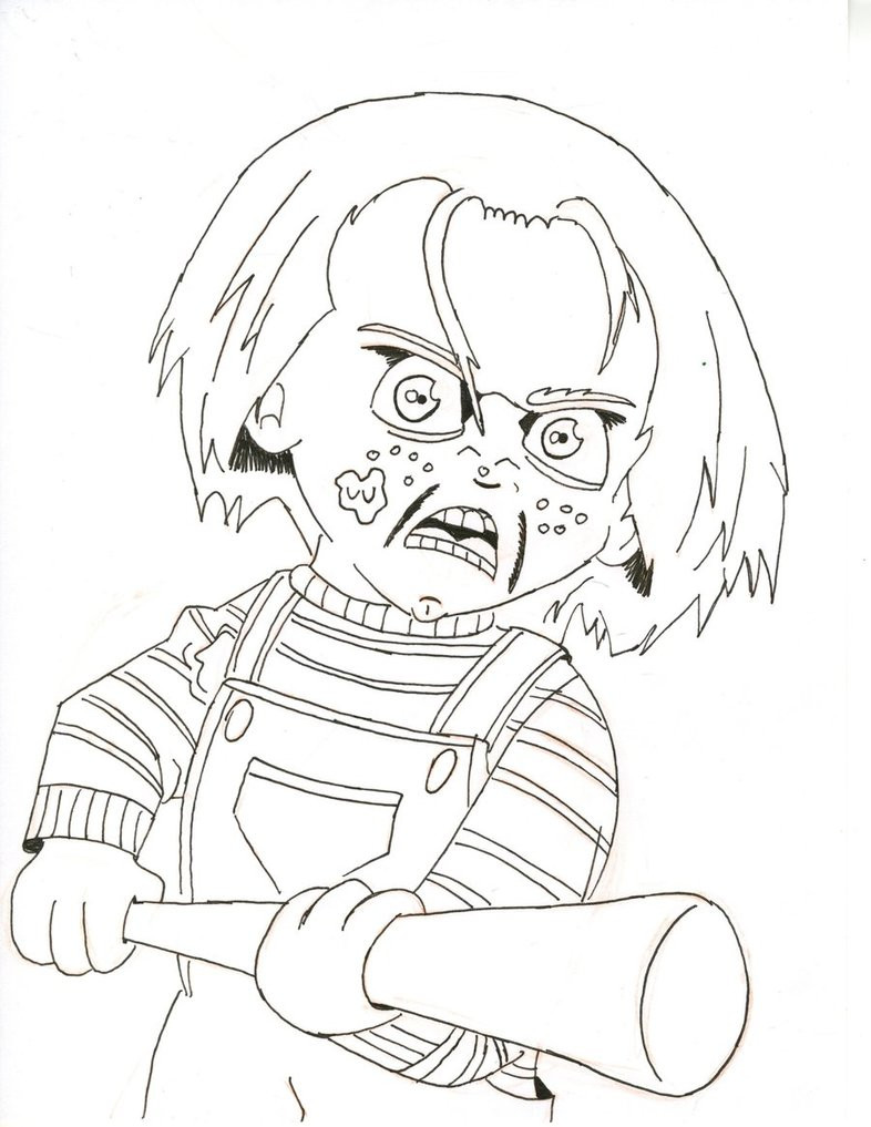 Chucky Coloring Pages
 Chucky The Doll Coloring Pages