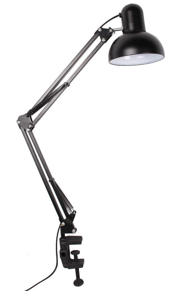 Best ideas about Clamp Desk Lamp
. Save or Pin Black Flexible Swing Arm Clamp Mount Lamp fice Studio Now.