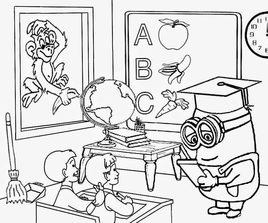 Classroom Coloring Pages
 Free Coloring Pages Printable To Color Kids