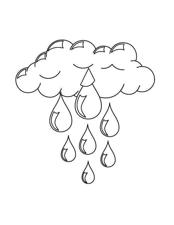 Cloud Coloring Pages
 Free Printable Cloud Coloring Pages For Kids