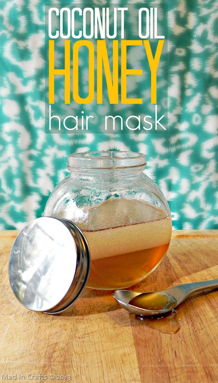 Coconut Oil Hair Mask DIY
 Homemade Gift Coconut Oil Honey Hair Mask