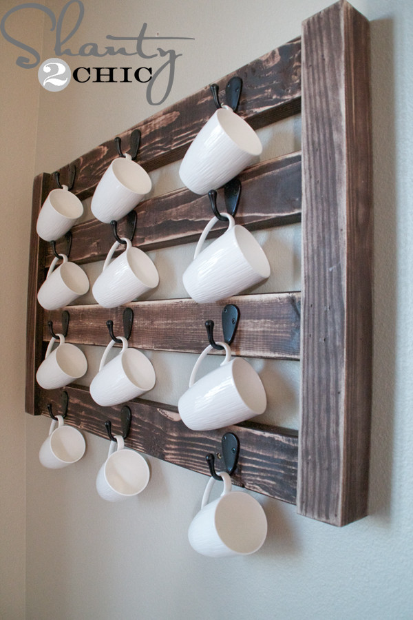 Coffee Mug Rack DIY
 21 DIY Coffee Racks To Organize Your Morning Cup of Joe