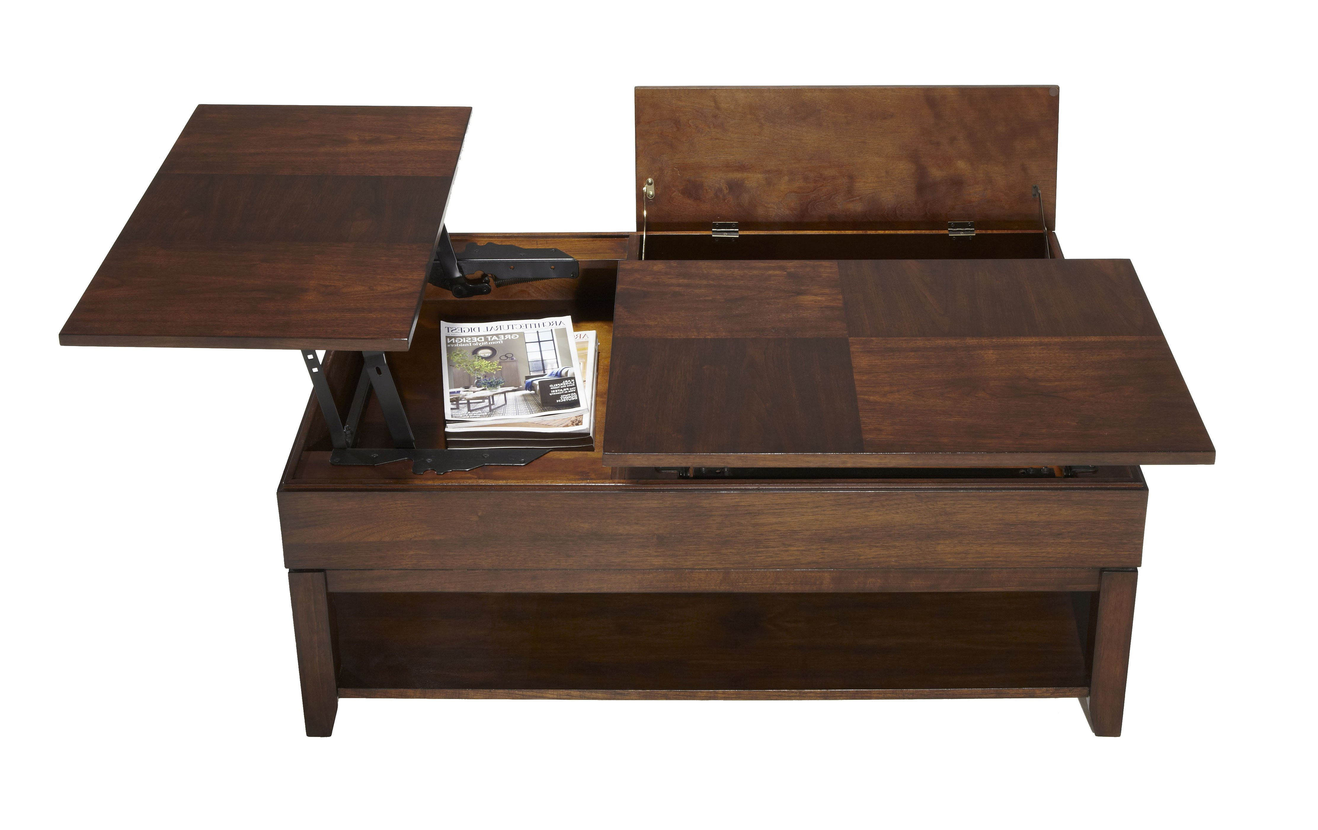 Best ideas about Coffee Table That Lifts
. Save or Pin Double Lift Top Coffee Table in Regal Walnut Now.