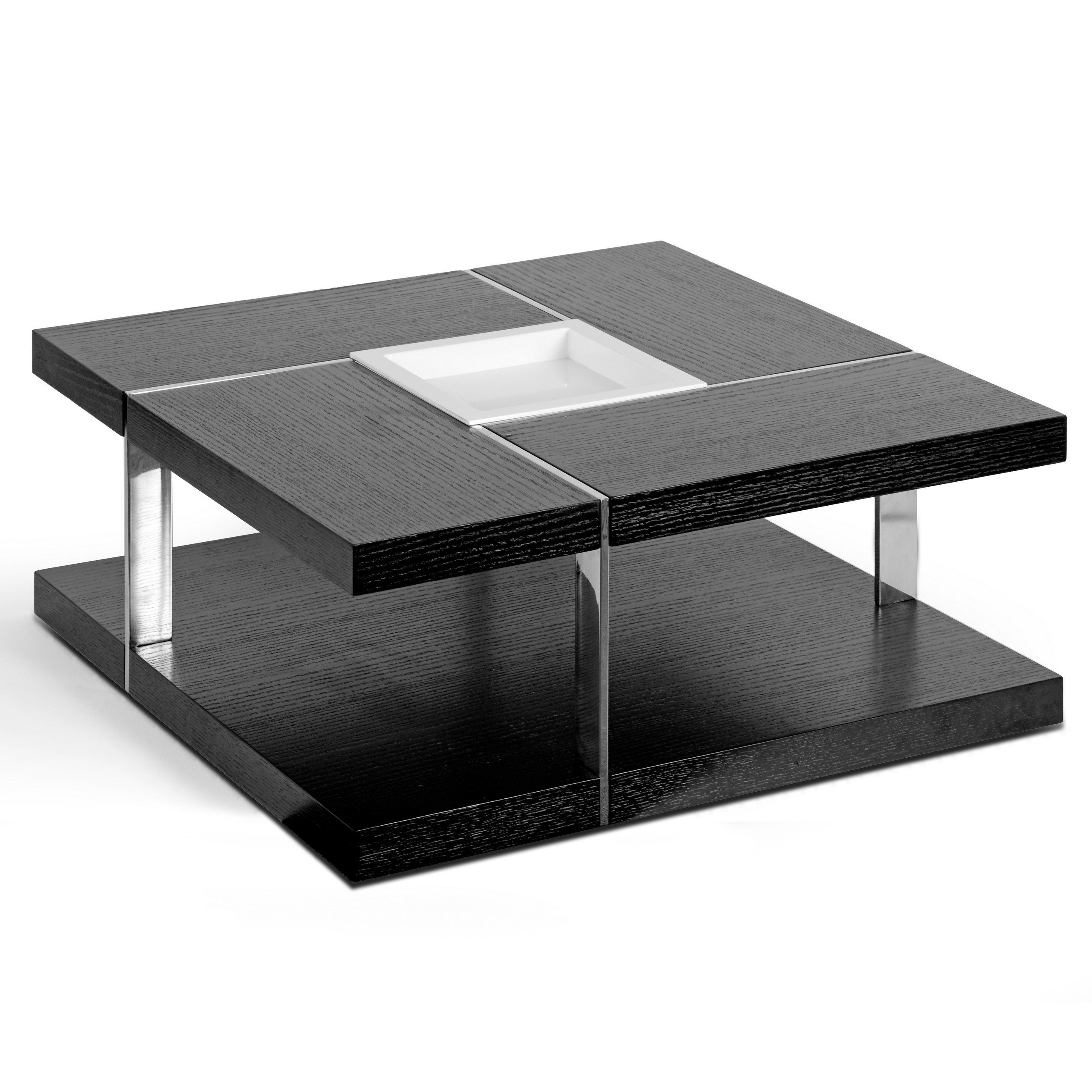 Best ideas about Coffee Table Tray
. Save or Pin Glamour Home Decor Aira Square Coffee Table with Tray Top Now.