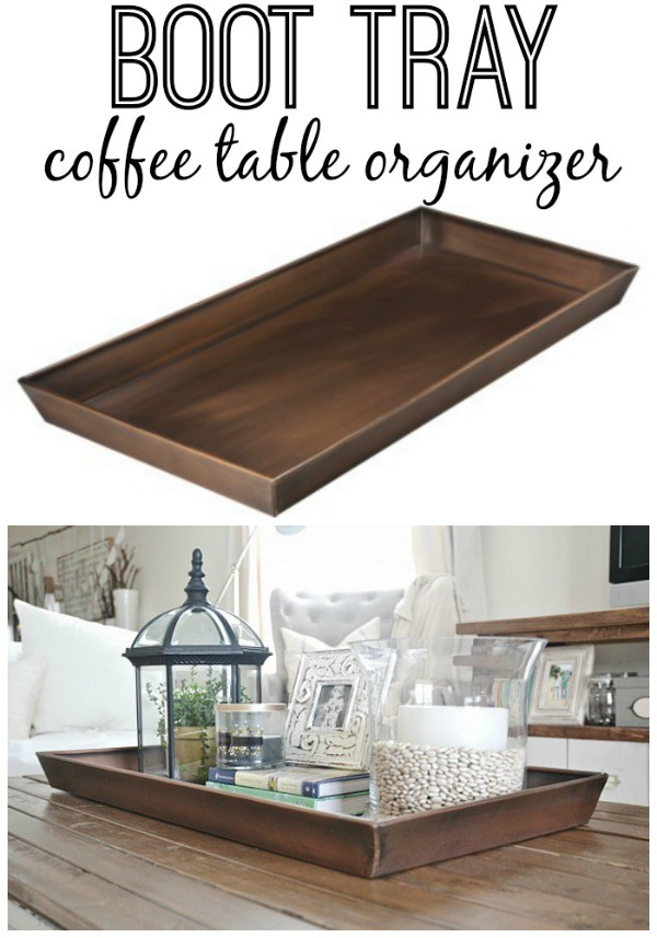 Best ideas about Coffee Table Tray
. Save or Pin DIY Boot Tray To Coffee Table Organizer Now.