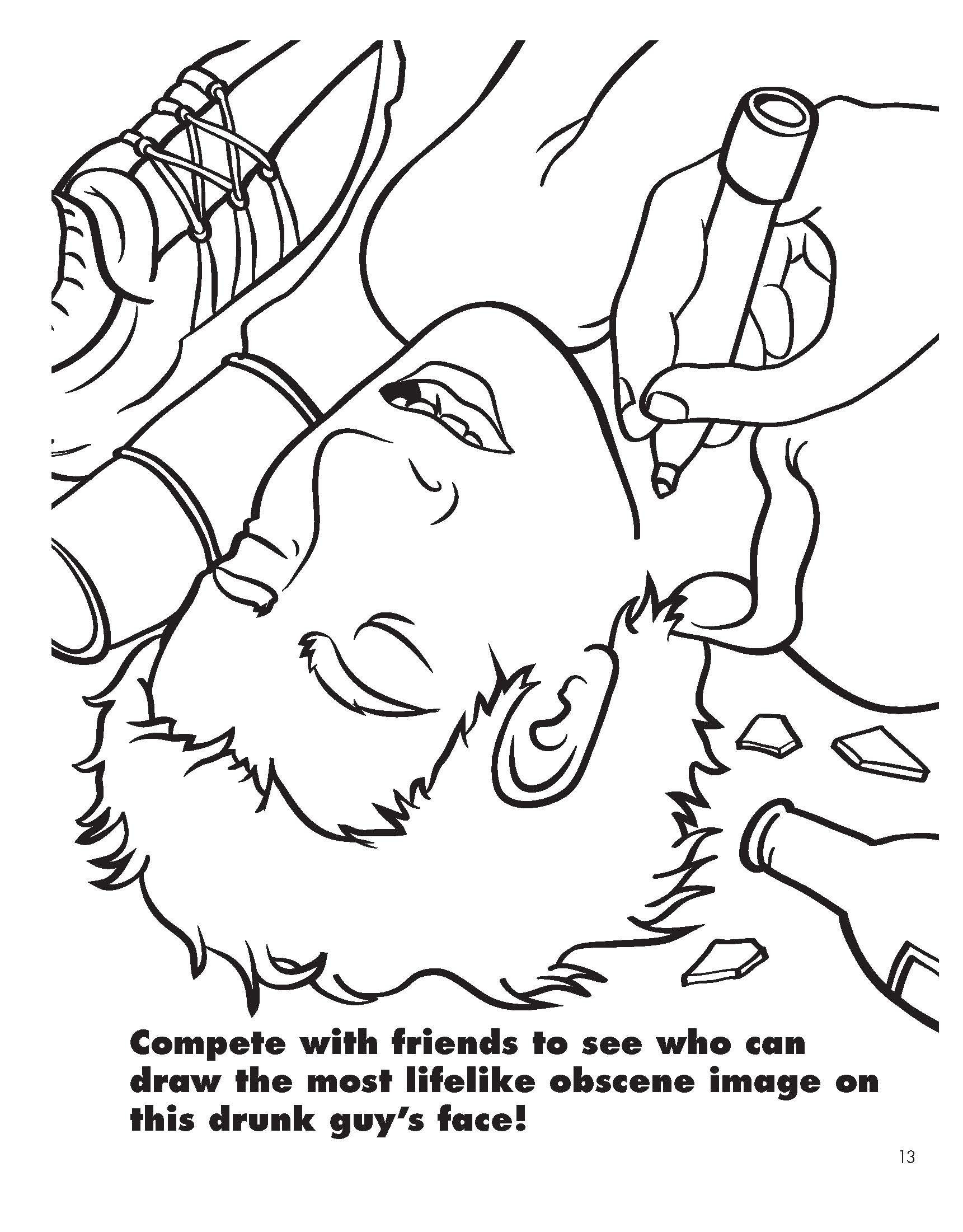 Collage Coloring Pages For Teens
 Kids Trex Coloring Pages In Wacky Face Collage Page