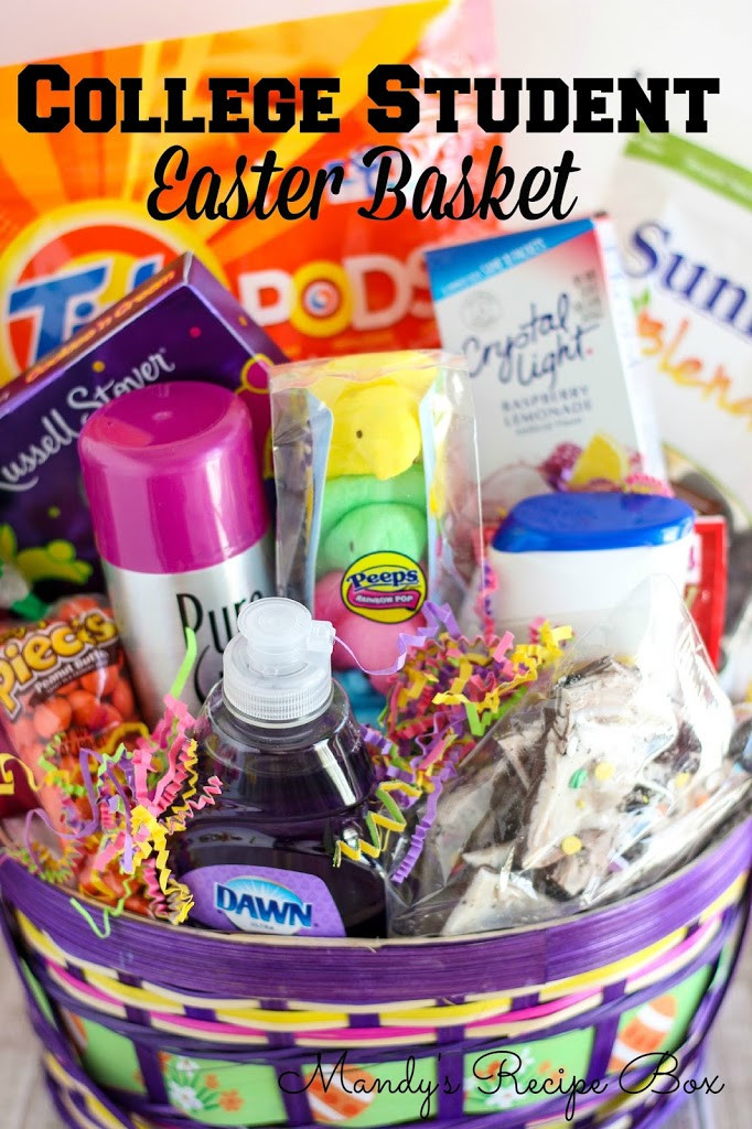 College Gift Baskets Ideas
 College Student Easter Basket