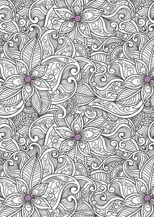 Color Therapy An Anti Stress Coloring Book
 ANTI STRESS COLORING BOOK Coloring Pages