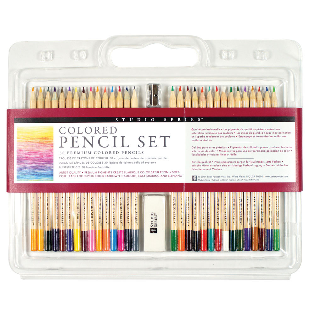 Colored Pencil Coloring Books
 Studio Series Colored Pencil Set 30 Colors Perfect for