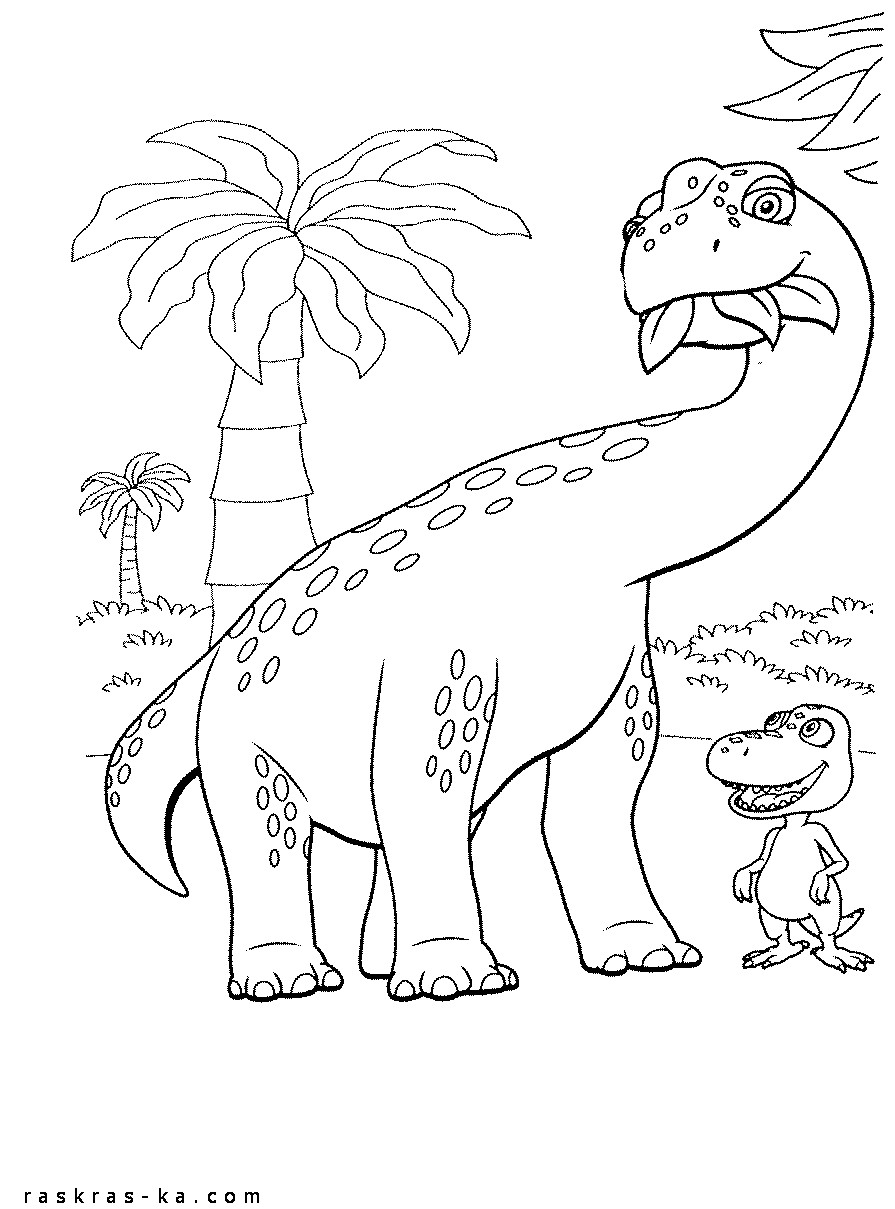 Colorful Coloring Book
 dibujos de dino tren para colorear