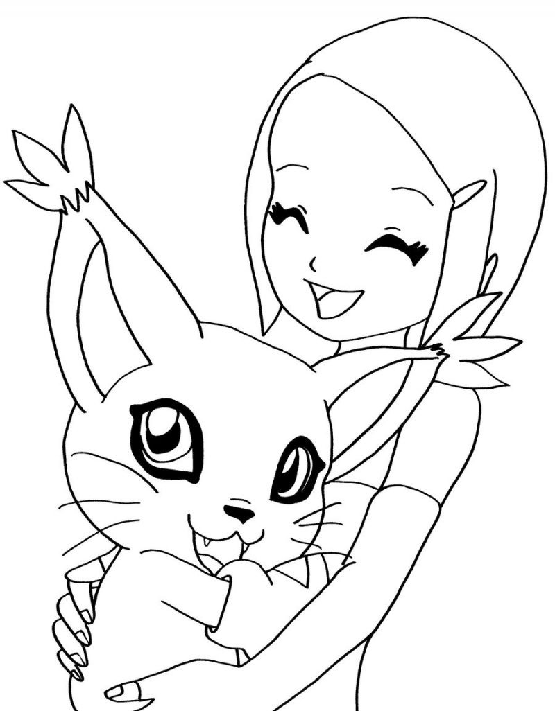 Colorful Coloring Book
 Dibujos de Digimon para colorear pintar e imprimir gratis