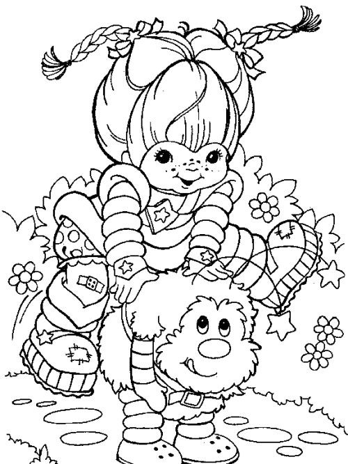 Colorful Coloring Book
 Rainbow Brite Coloring Pages Printable Free Activities