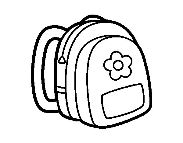 Coloring Book Bag
 Backpack Coloring Pages Bestofcoloring