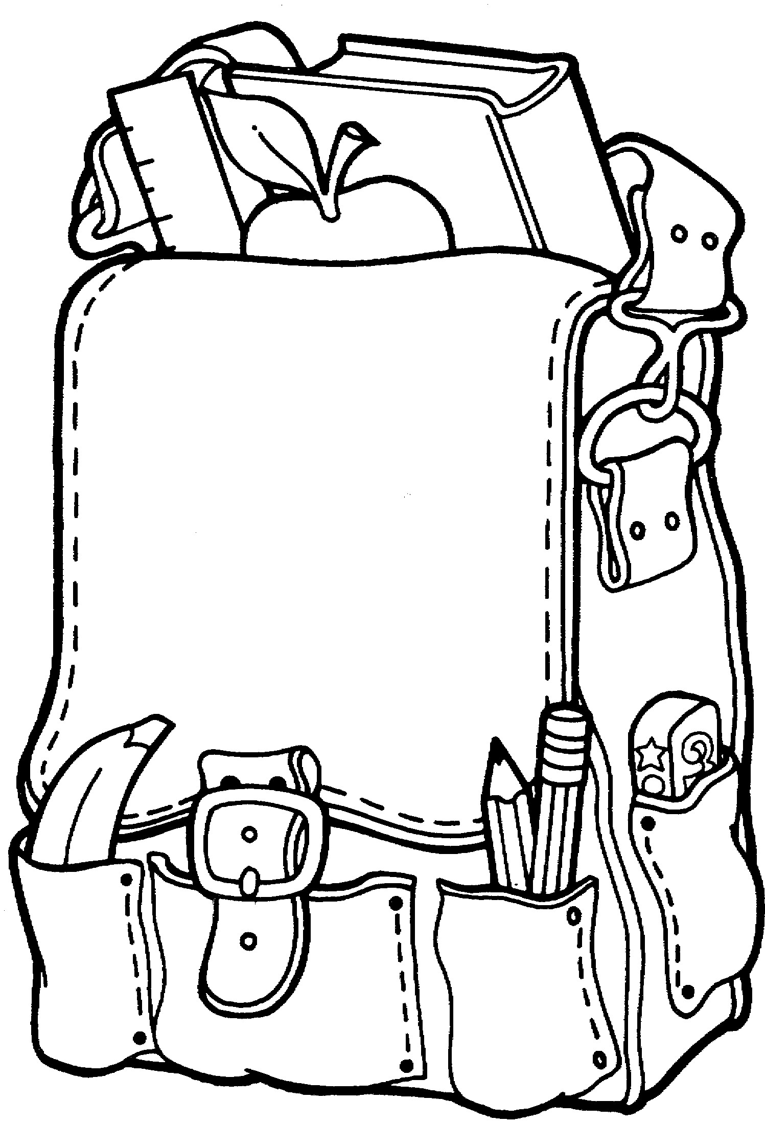 Coloring Book Bag
 free printable backpack coloring pages for preschoolers