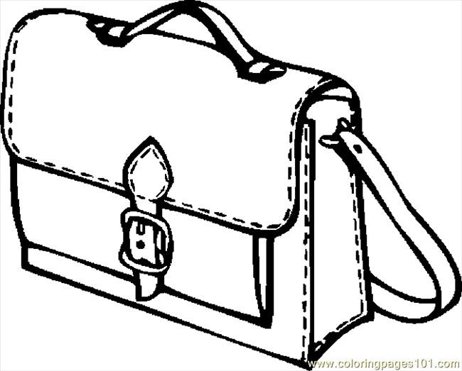 Coloring Book Bag
 Book Bag 07 Coloring Page Free School Coloring Pages