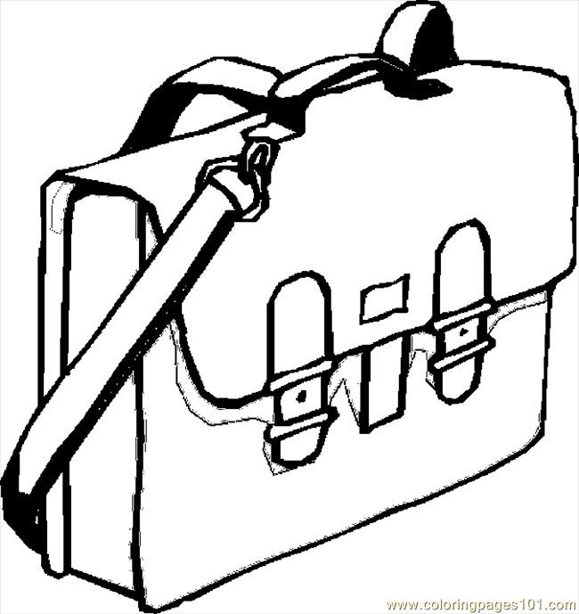 Coloring Book Bag
 School Bags Colouring Pages Picture to Pin on Pinterest