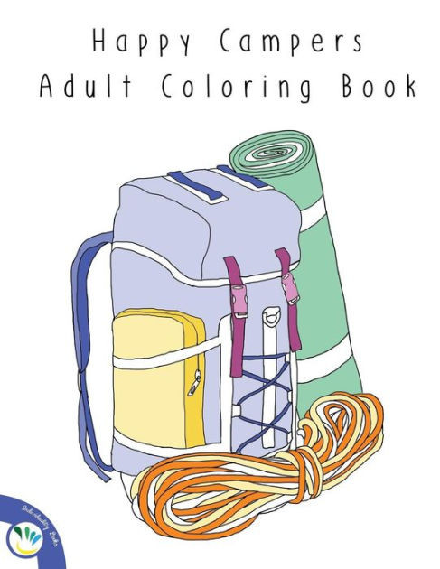 Coloring Book Barnes And Noble
 Happy Campers Adult Coloring Book by Individuality Books