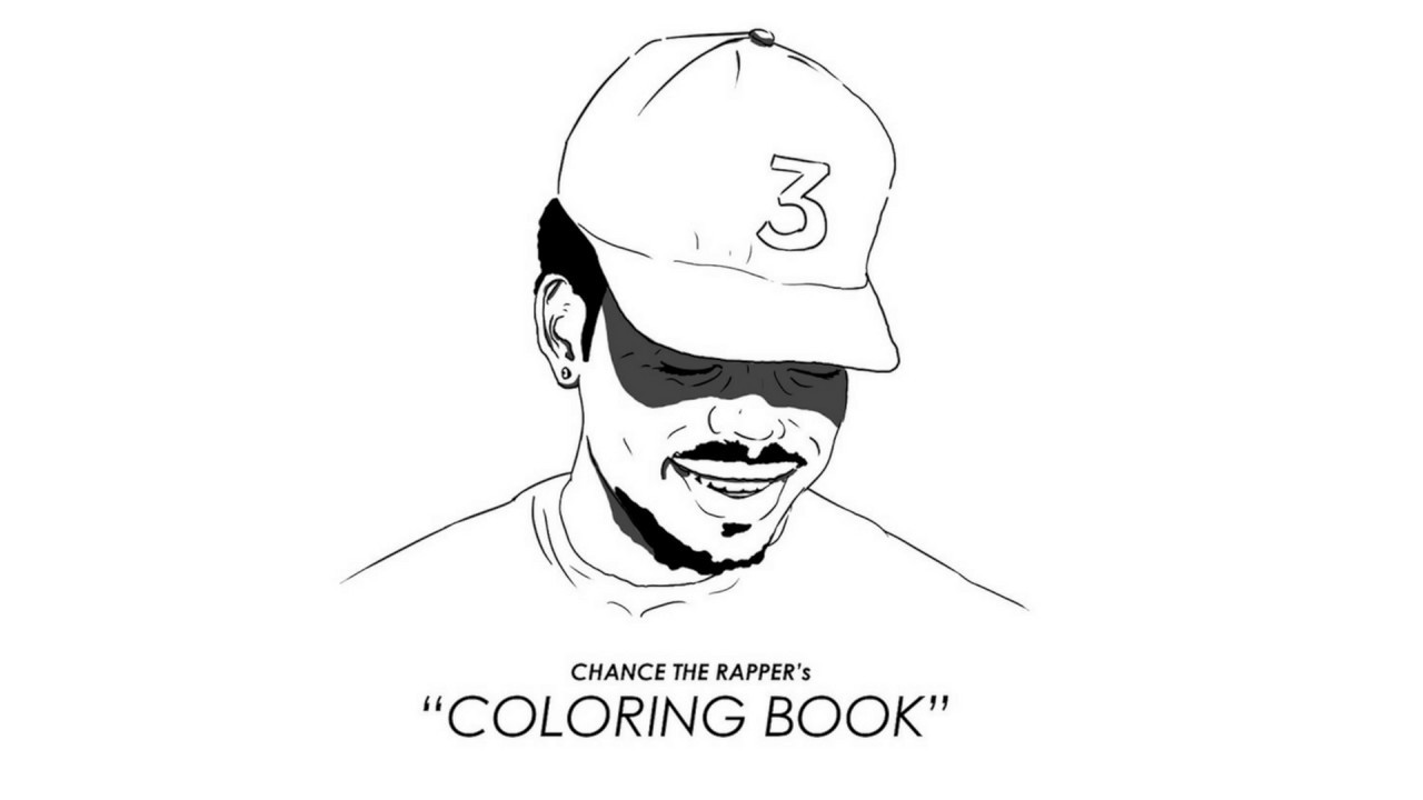 Coloring Book Chance The Rapper Zip
 Book Chance The Rapper Album Cover Coloring Pages