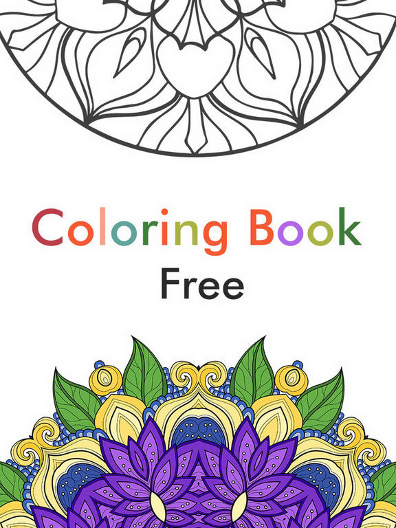 Coloring Book For Adults App
 App Shopper Adult Color Therapy Pages Flower Coloring