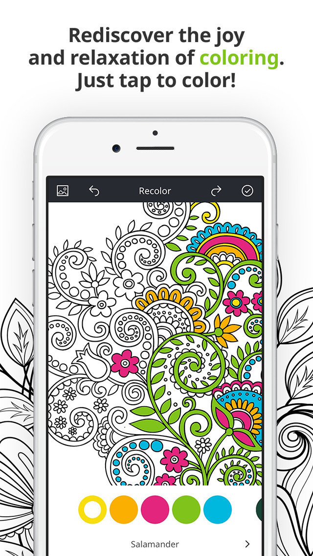 Coloring Book For Adults App
 Recolor Coloring Book For Adults Apps