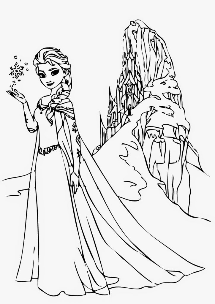 Coloring Book For Kids Frozen
 Free Printable Elsa Coloring Pages for Kids Best