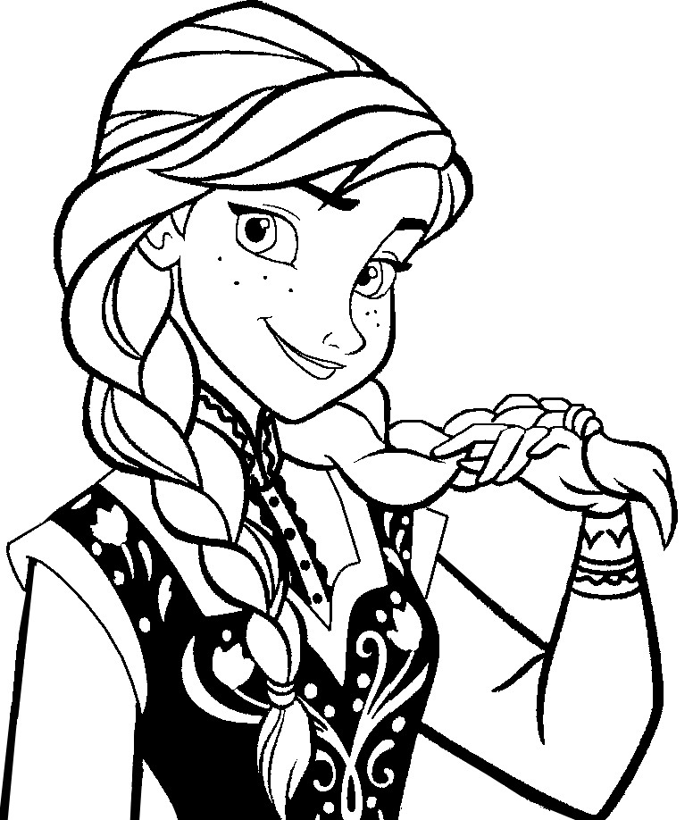 Coloring Book For Kids Frozen
 Free Printable Frozen Coloring Pages for Kids Best