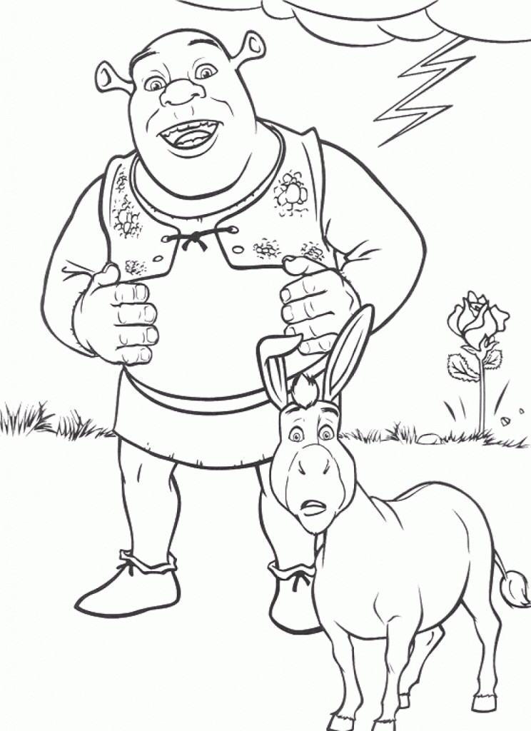 Coloring Book For Kids Online
 Free Printable Shrek Coloring Pages For Kids