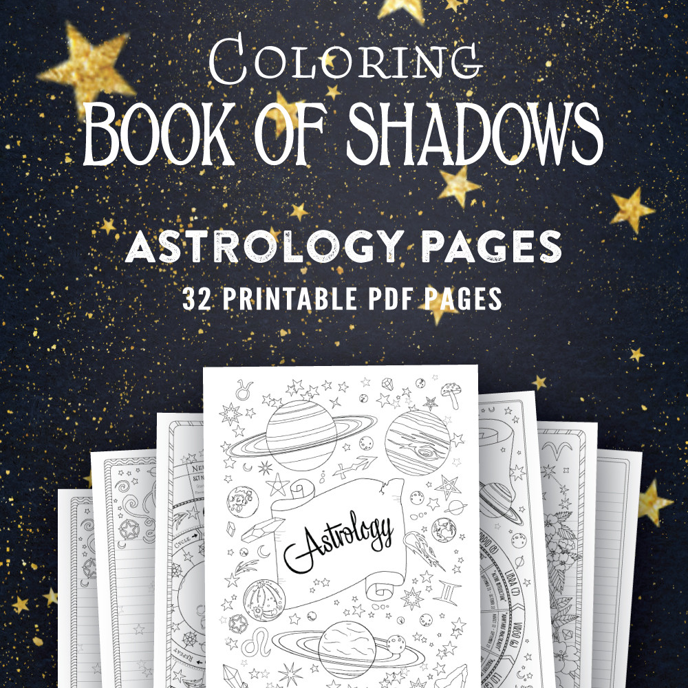 Coloring Book Of Shadows
 Printable Book of Shadows Pages Coloring Book of Shadows