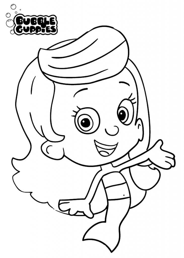 Coloring Book Page
 Bubble Guppies Coloring Pages Best Coloring Pages For Kids